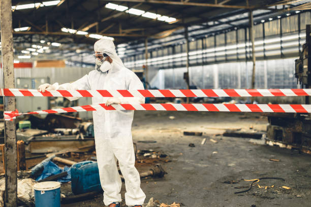 Professional Drug Lab Cleanup technician working in Redmond, WA